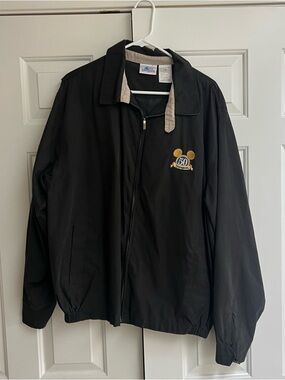 Disneyland Resort Black Jacket with Blue and Purple Logo